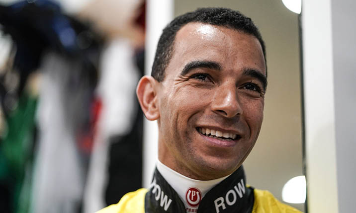 ASCOT, ENGLAND - AUGUST 11:  Brazilian jockey Joao Moreira in the changing room at Ascot Racecourse on Shergar Cup Day on August 11, 2018 in Ascot, United Kingdom  (Photo by Alan Crowhurst Getty Images)
